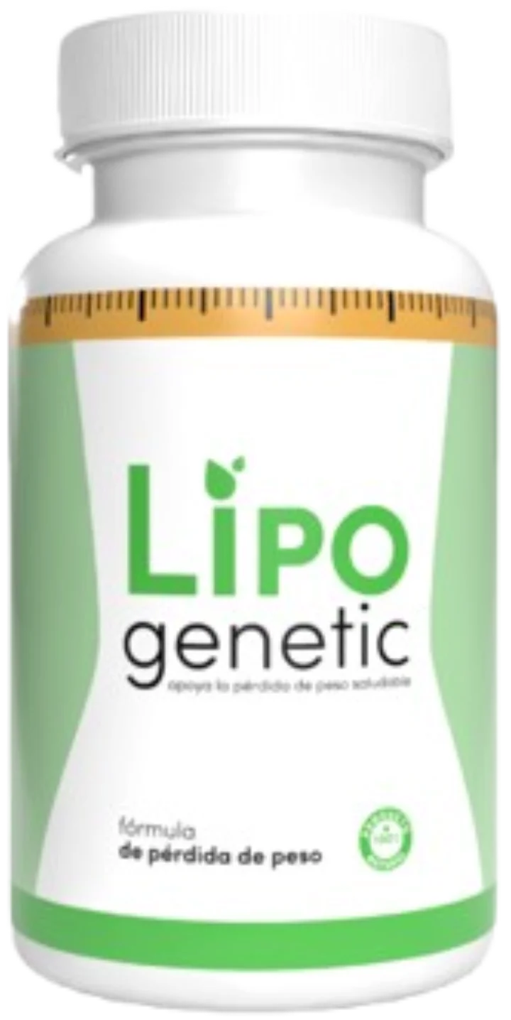 Composición natural de Lipogenetic con 6 activos para pérdida de peso