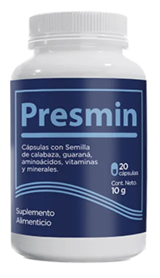 Presmin · 20 cápsulas · 10 g